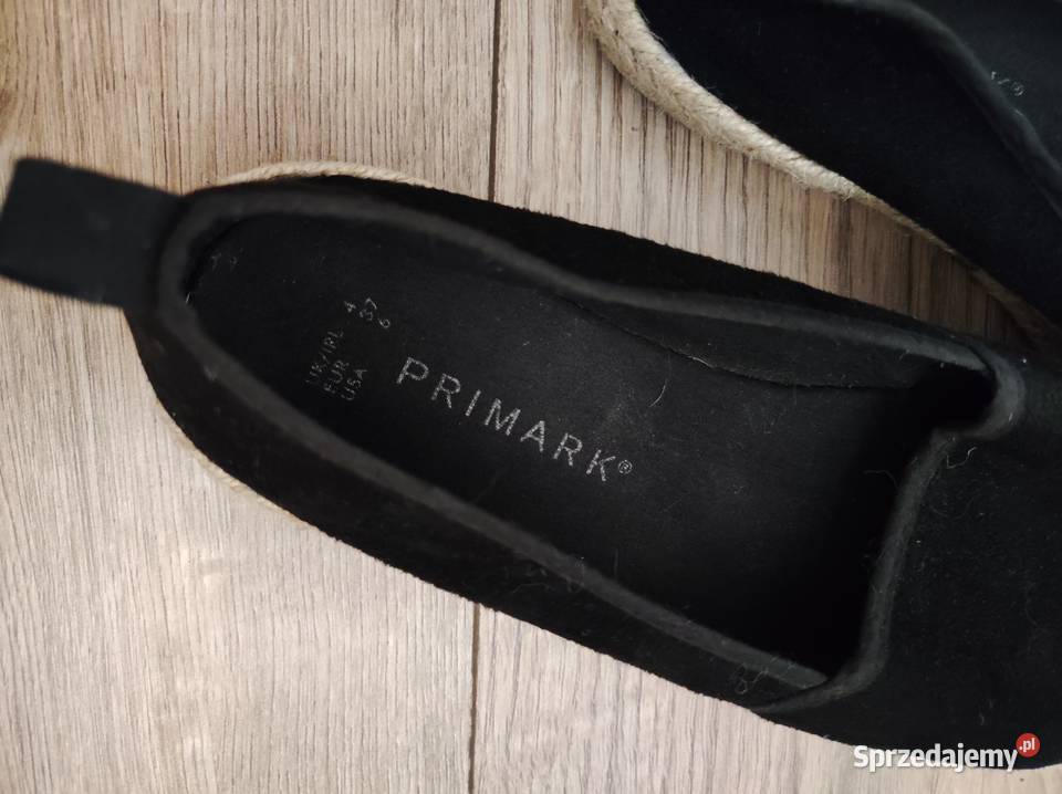 buty espadryle Primark czarny Balerinki Biała Podlaska sprzedam