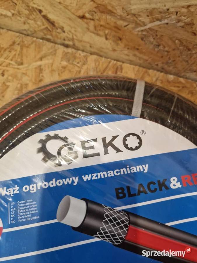 Wąż ogrodowy wzmacniany BLACKRED 12 30m G73693 Głogowa