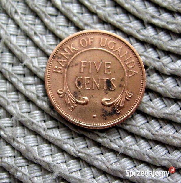 Uganda 5 Cent 1966r Kalisz