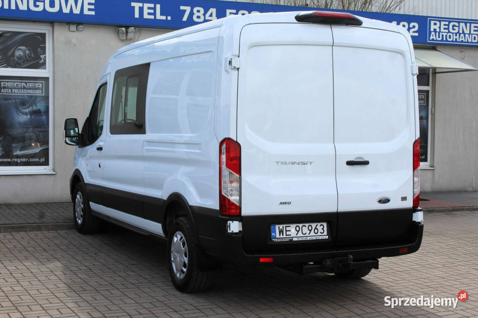 Ford Transit 4x4 SalonPL 6osobowy FV23 L3 Kamera klimatyzacja