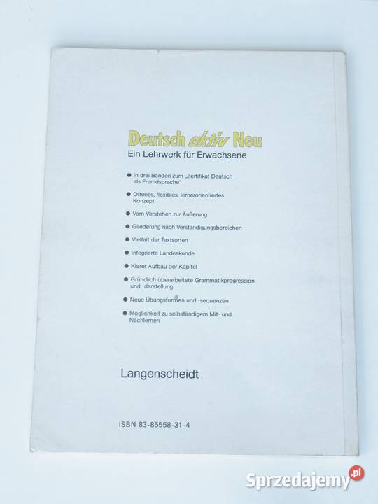 Deutsch aktiv Neu Arbasitsbuch 1A Neuner angielski Kraków