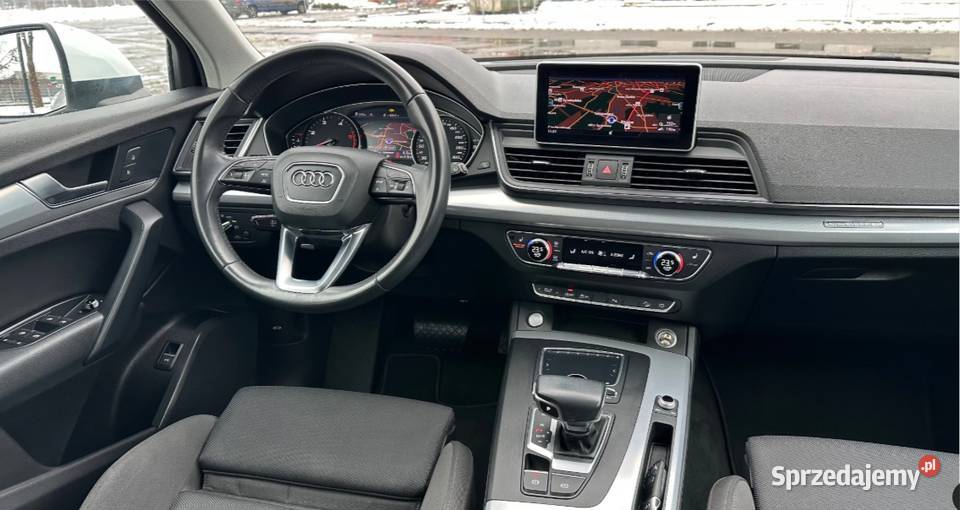 Audi Q5 Białe z czarnymi lusterkami wyjątkowy Wrocław