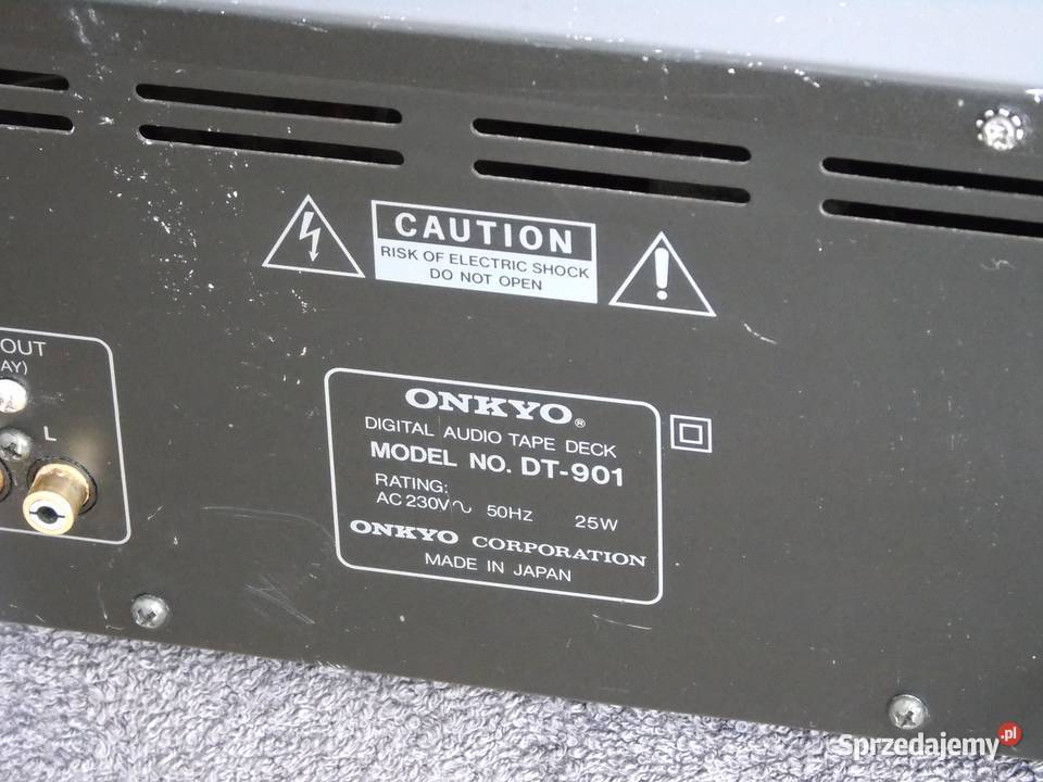 Magnetofon cyfrowy DAT Onkyo DT901 WYSYŁKA Jasło