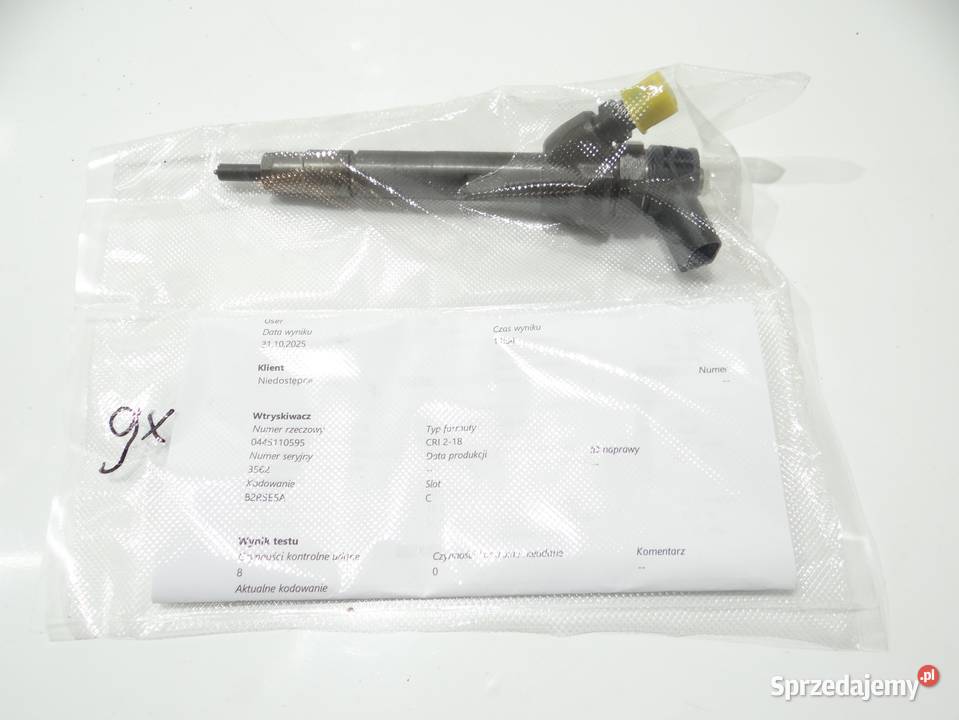 WTRYSKIWACZ BMW F10 F11 20 D 0445110595 Strzyżewice