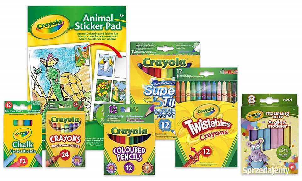 Zestaw Plastyczny Crayola Kredki Pisaki Mogilany sprzedam