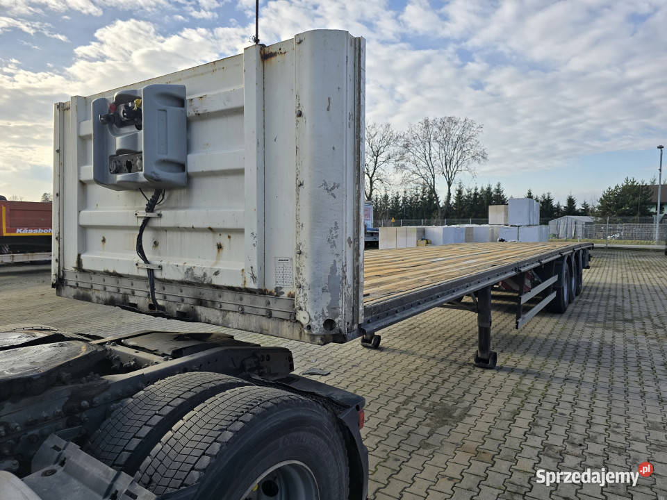 Naczepa platforma FRUEHAUF TX 34CW ładowność 27 Przyczepy i naczepy Rudolfowo