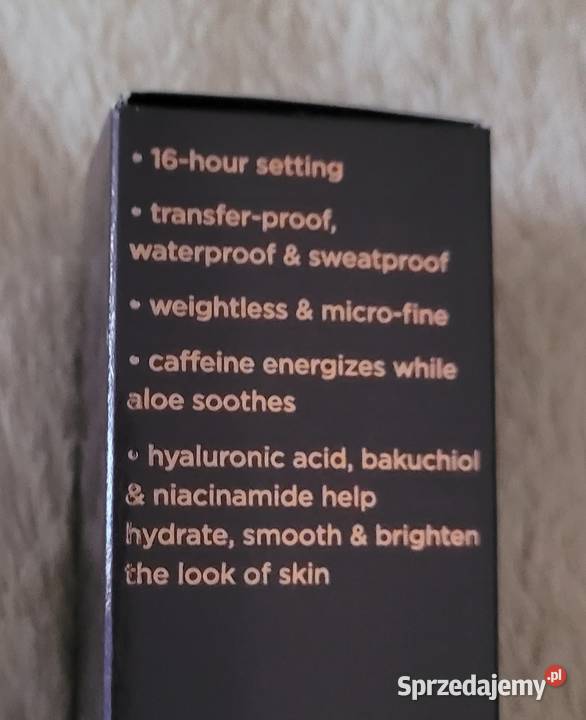 Nawilżający wodoodporny spray utrwalający Tarte Białystok sprzedam