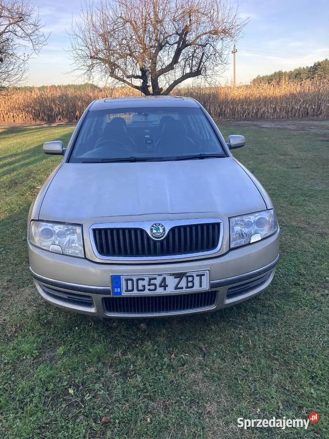 Skoda Superb 19 2005 Anglik bogtata wersja niski mazowieckie Ciechanów