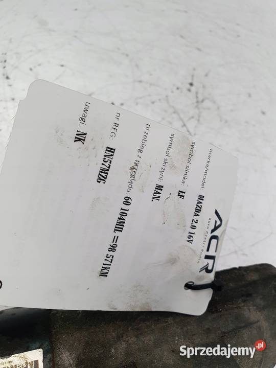 ROZRUSZNIK Mazda 6 II GH 20 16V oryginał lubelskie Chełm