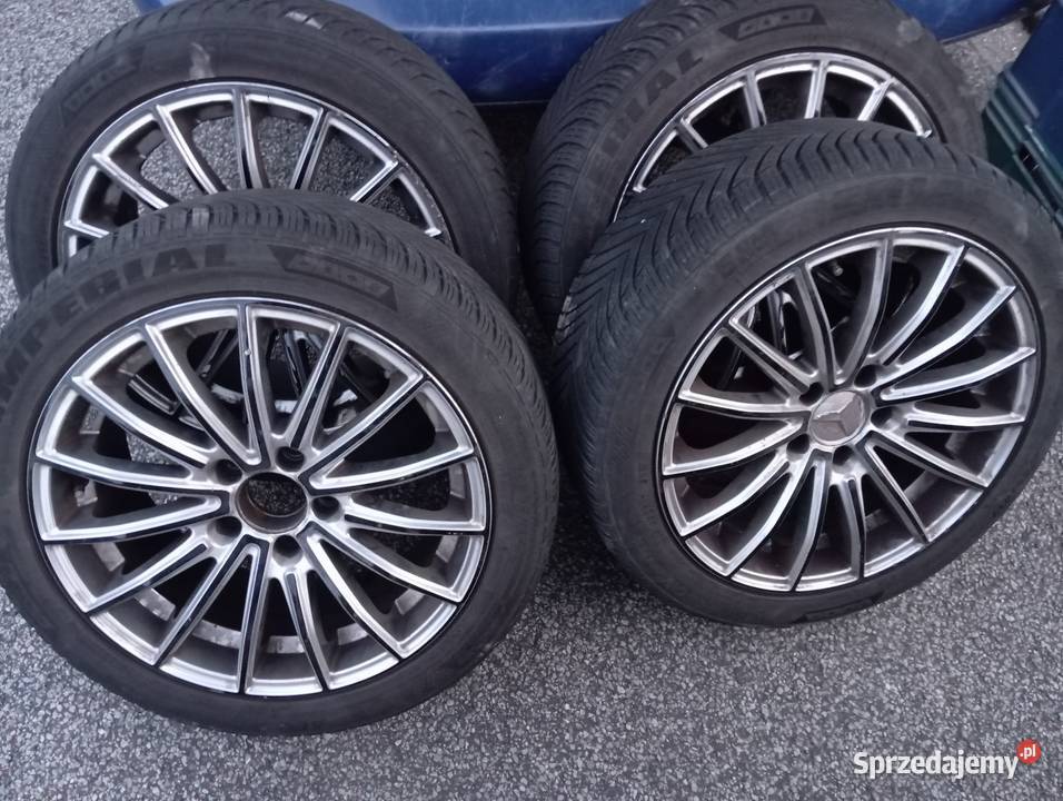 FELGI BROCK ALLOY 17 5x112 OPONY CAŁOROCZNE Świnki