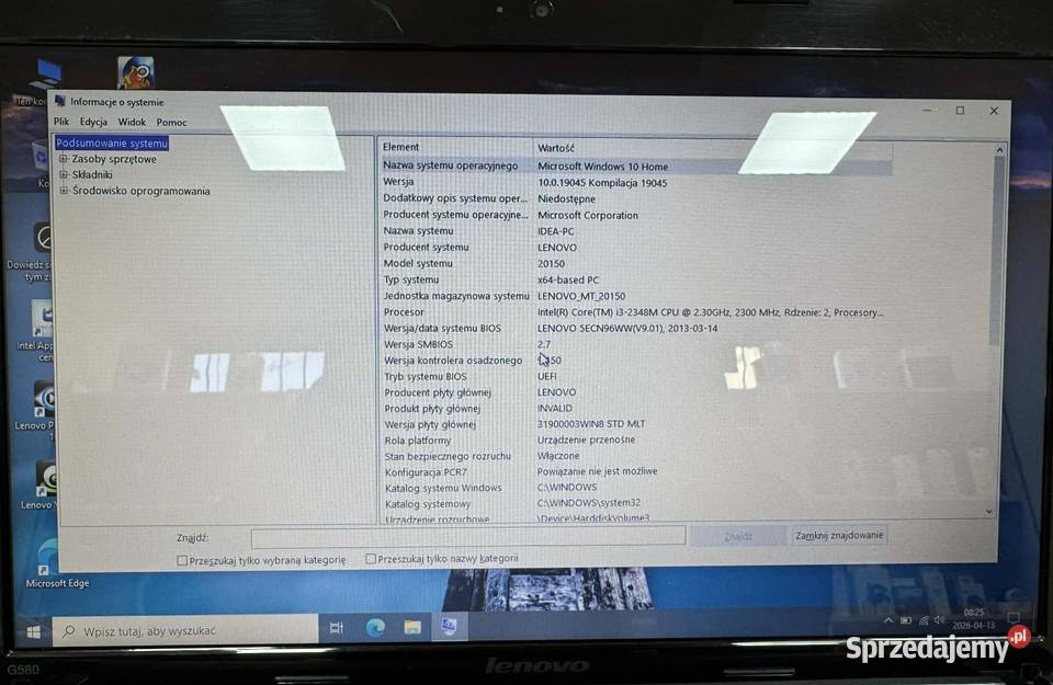 Laptop Lenovo G580 sprzedam