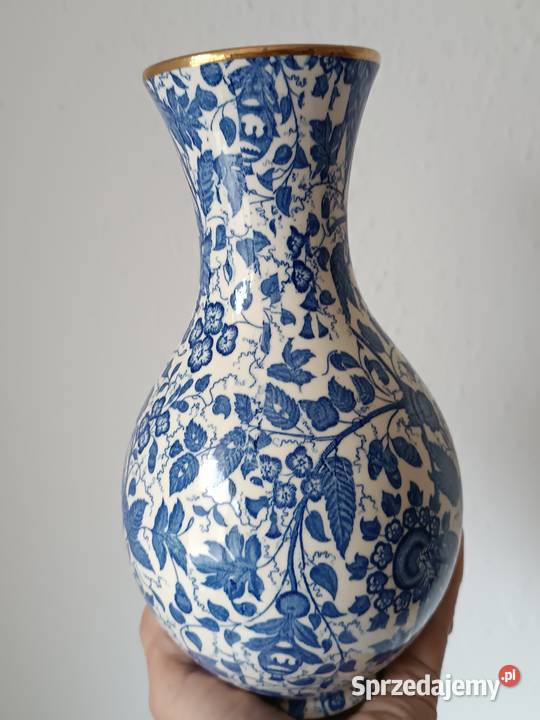 Stary zestaw porcelany wazon i wazonik