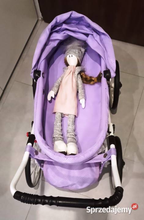 Wózek lalkowy Ewa retro lalka ręcznie robiona Toruń