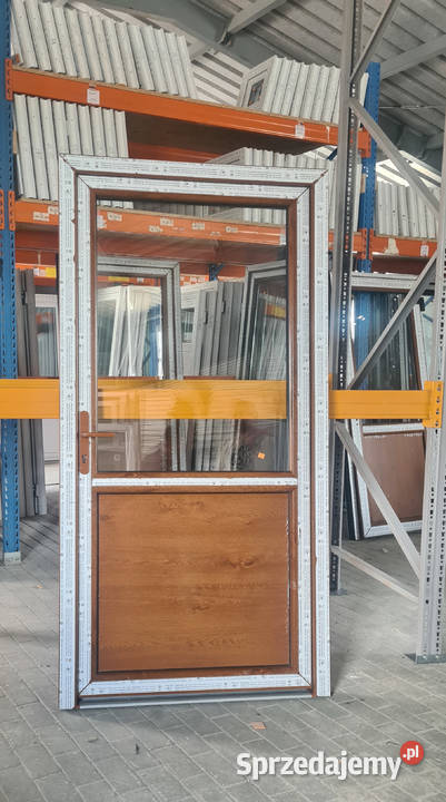 DRZWI Kacprzak 110x210 Drzwi ZEWNĘTRZNE PCV mazowieckie