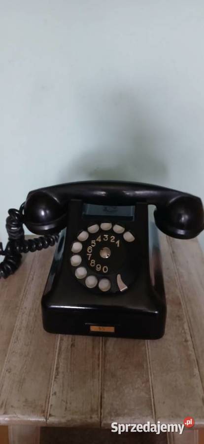 Stary telefon na tarcze z lat 50 tych PRL u Telefony przewodowe Kraków