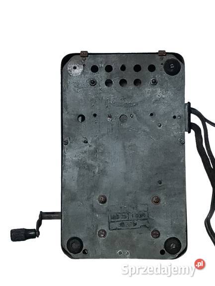 Stary Telefon na Korbkę Metalowa Obudowa podkarpackie Rzeszów