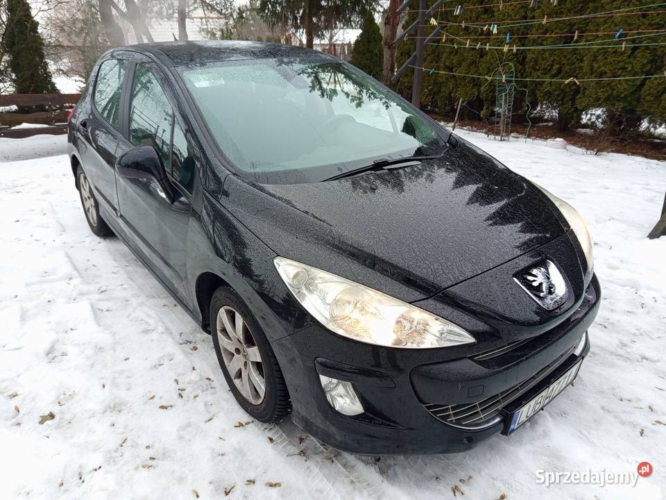 Peugeot 308 uszkodzony lubelskie Niedrzwica Duża