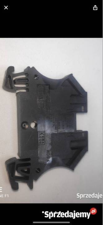 Złączki szynowa WDU 4 czarne Gliwice sprzedam