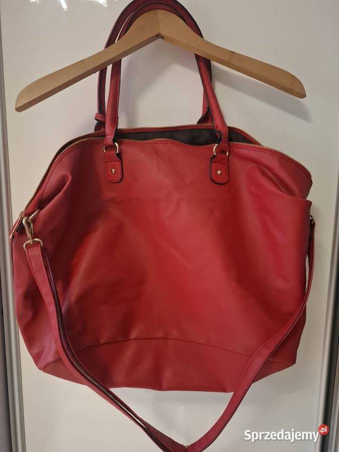 Czerwona duża torba Worek  świętokrzyskie Kielce sprzedam