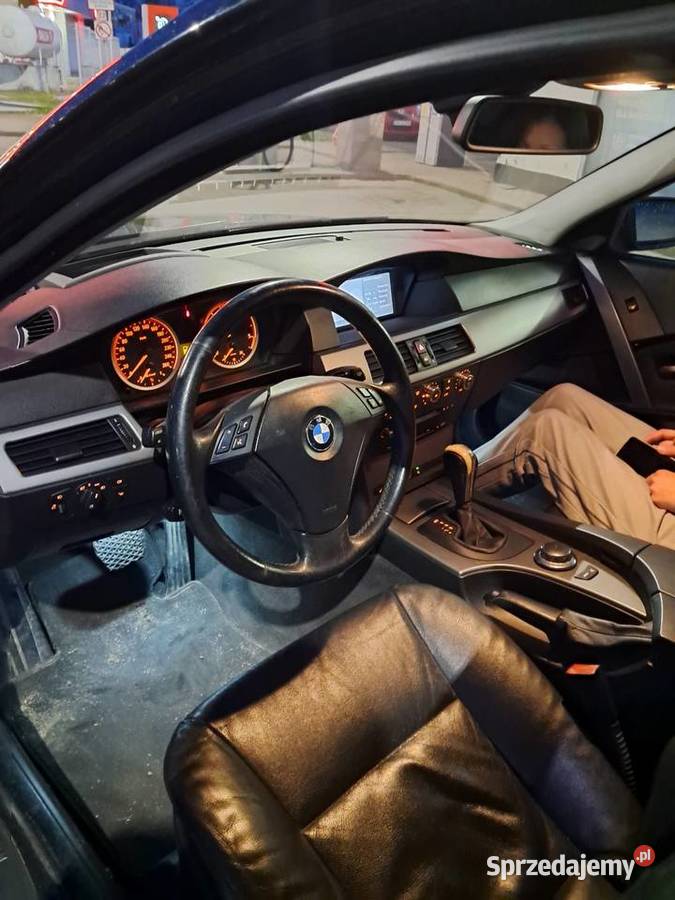 BMW E61 25TDI AUTOMAT czarny Seria 5 Wrocław