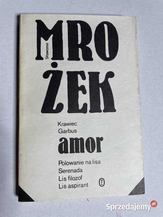 Zestaw książek Sławomir Mrożek Miłosz Warszawa