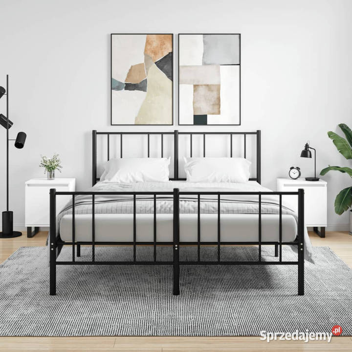 Szafki nocne 2 białe 40x30x50 materiał Warszawa