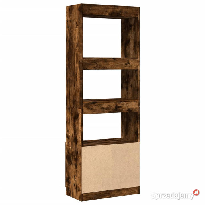 Regał przydymiony dąb 63x33x180 materiał Regały Warszawa