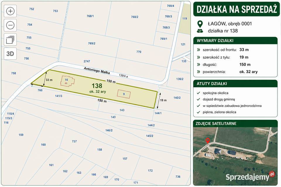 Wyjątkowa nieruchomość z potencjałem dom Rok budowy 2019 Łagów