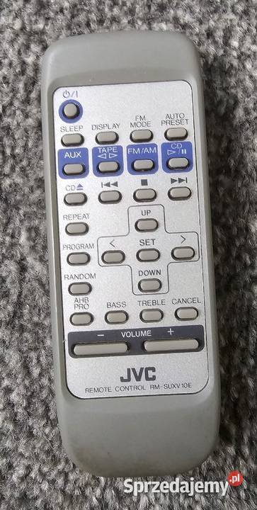 Pilot audio JVC RMSUXV10E Wysyłka sprzedam