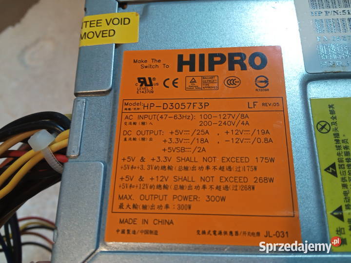 Zasilacz HIPRO 300W HPD3057F3P Poznań