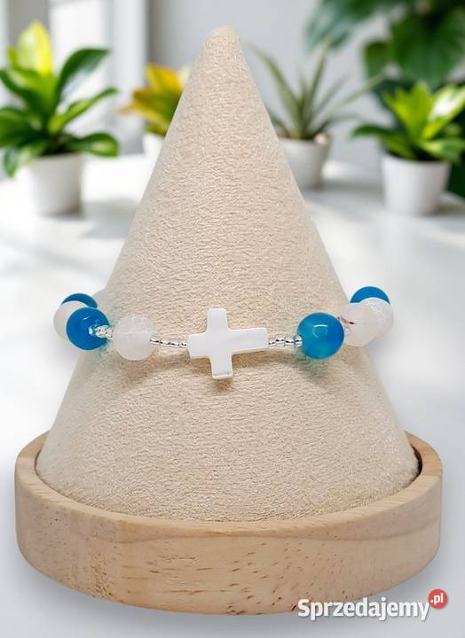 Bransoletka różaniec dziesiątka różańca z AGAT Warszawa