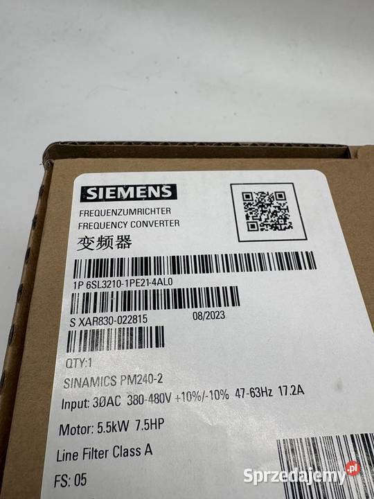 Siemens 6SL32101PE214AL0 Falownik 55kW Warszawa