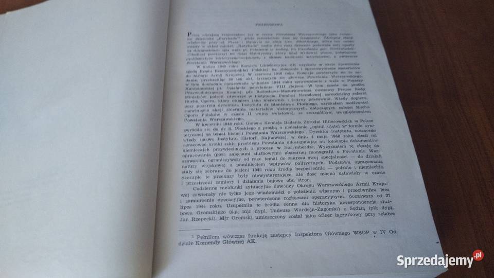 Powstanie Warszawskie 1944 zarys działań natury Gdańsk