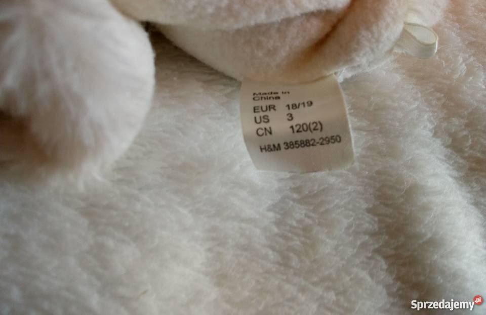 Wysokie dziewczęce papucie futerkowe Rozmiar sprzedam