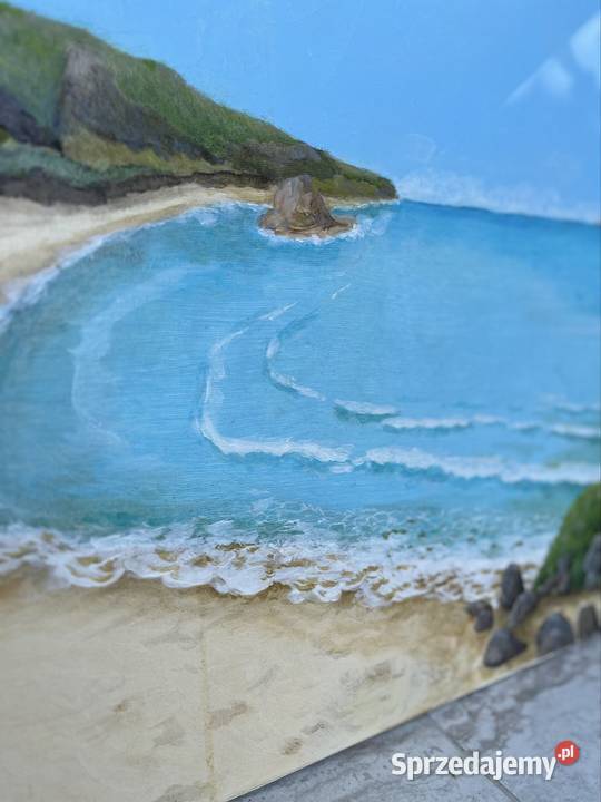 Obraz olejny pejzaż 100x70 Wrocław