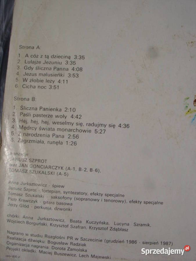 Kolędy LP Gdy sliczna Panna Poljazz KPSJ 021 Wołów