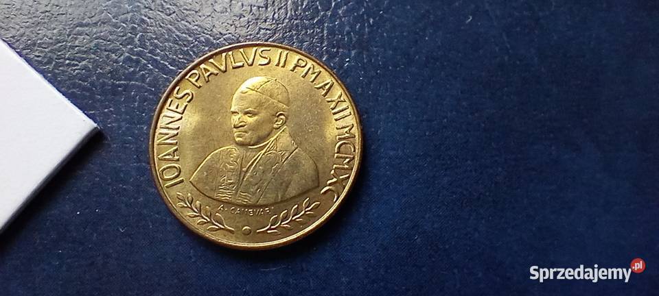 Stare monety 20 lir 1990 Watykan Lesko