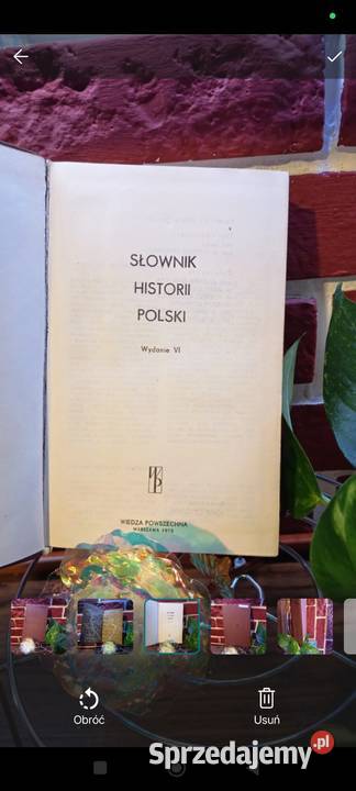 Słownik Historii Polski Wydanie VI 1973 Klasyka Bydgoszcz sprzedam