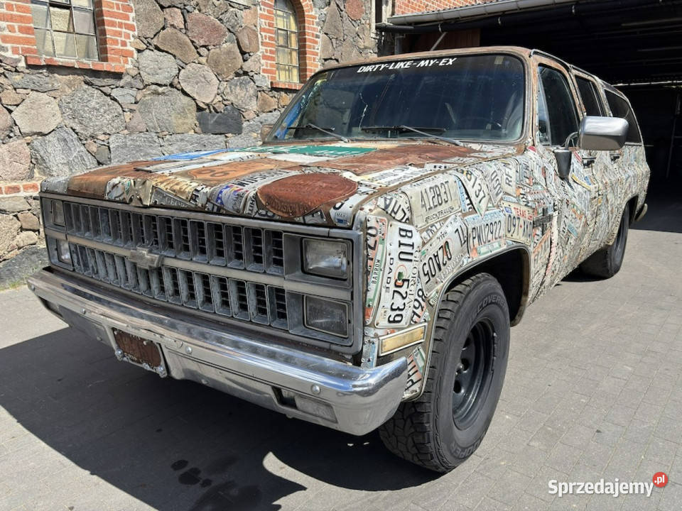 Chevrolet Blazer 1982 SUBURBAN klasyczny SUV tag Rok produkcji 1982 Samochody osobowe lubuskie Sulechów