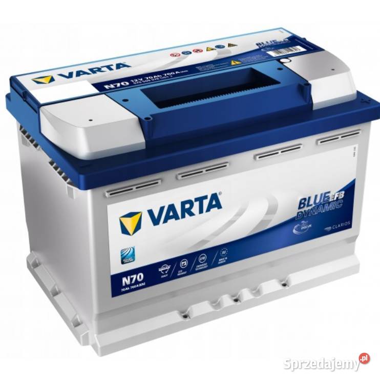 Akumulator 70Ah 760A Varta Blue Dynamic EFB Kościerzyna