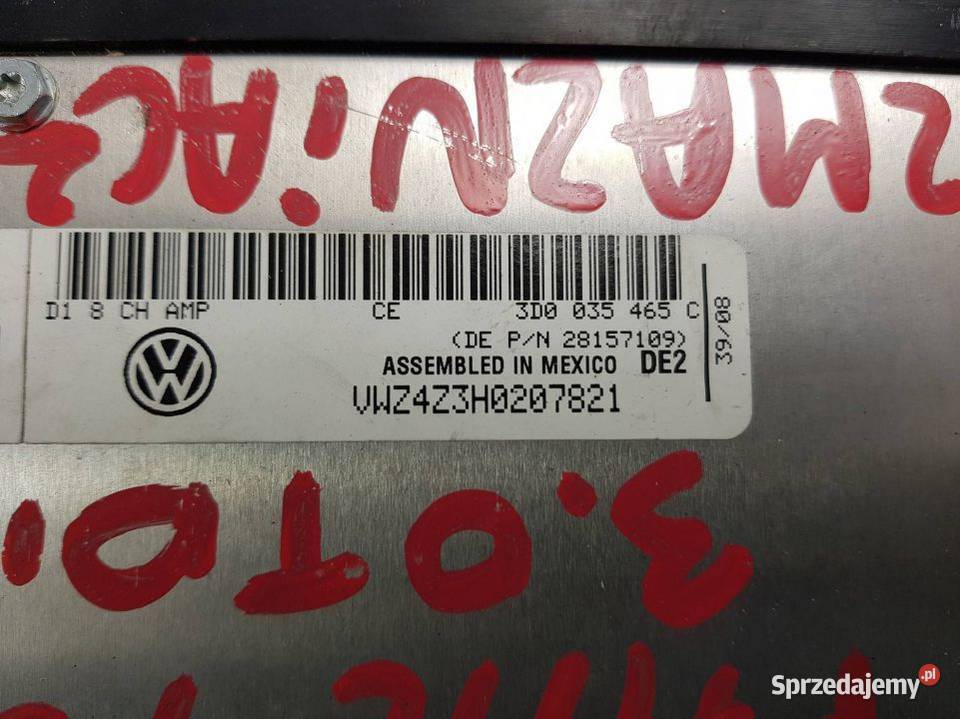 WZMACNIACZ AUDIO 3D0035465C VW PHAETON Lipno sprzedam