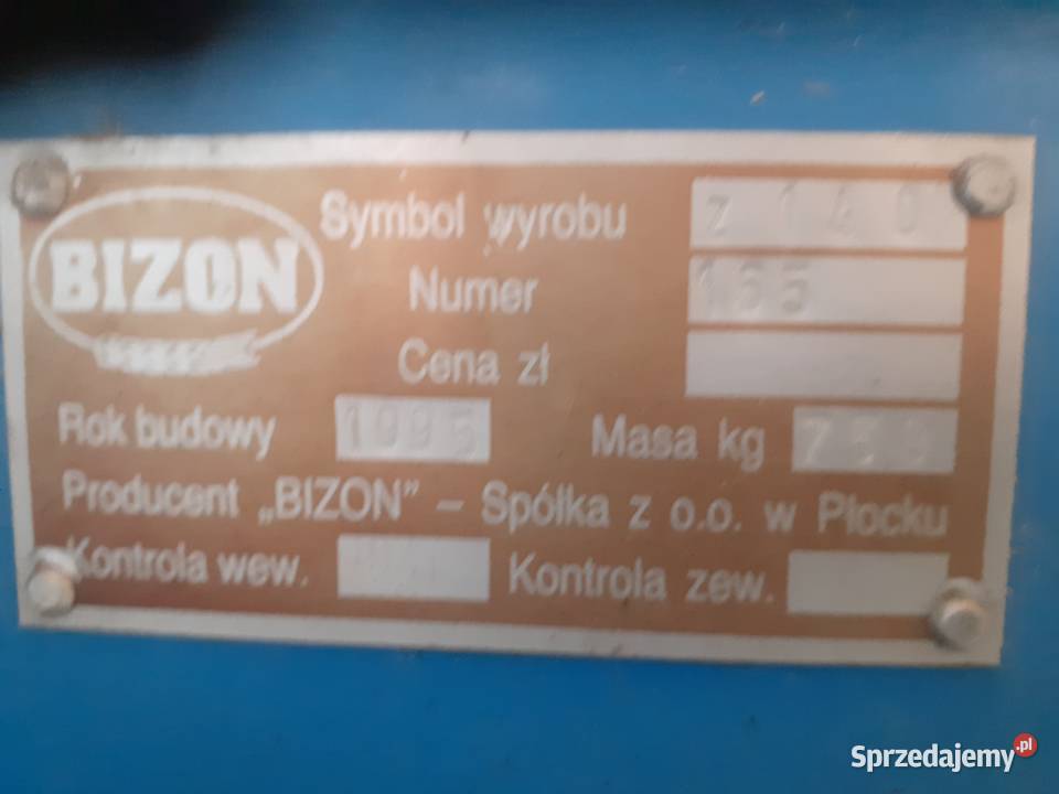kombajn bison sampo 2020 mazowieckie Węgrów sprzedam