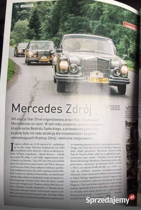 Mercedes W108 45V8 klima Zołte tablice automatyczna Koło