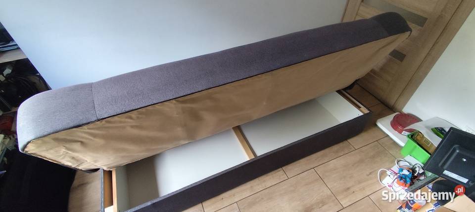 Wersalka rozkładana kanapa tkanina łódzkie Gałków Mały