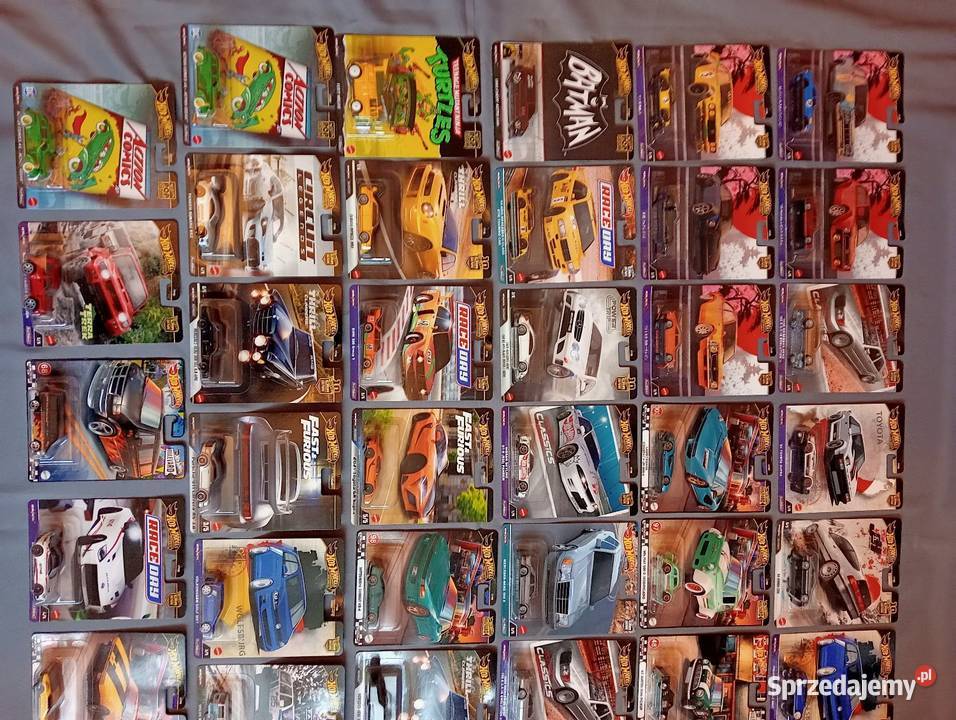 Hot Wheels Premium całość 40 sztuk x 25 stan kolorowy Samochody i pojazdy