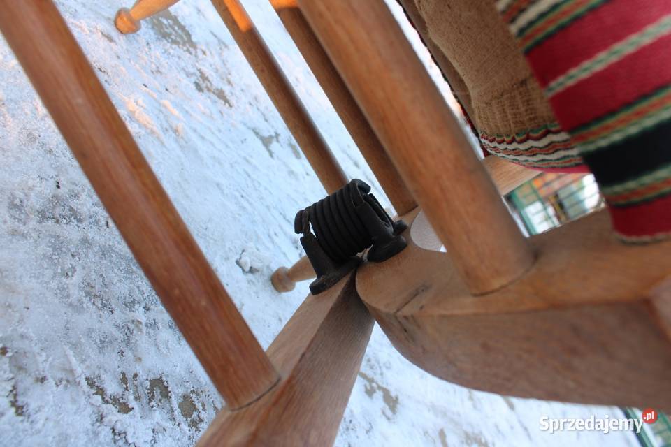 Drewniany Fotel bujany Fotele i krzesła obrotowe Rożnowo Nowogardzkie