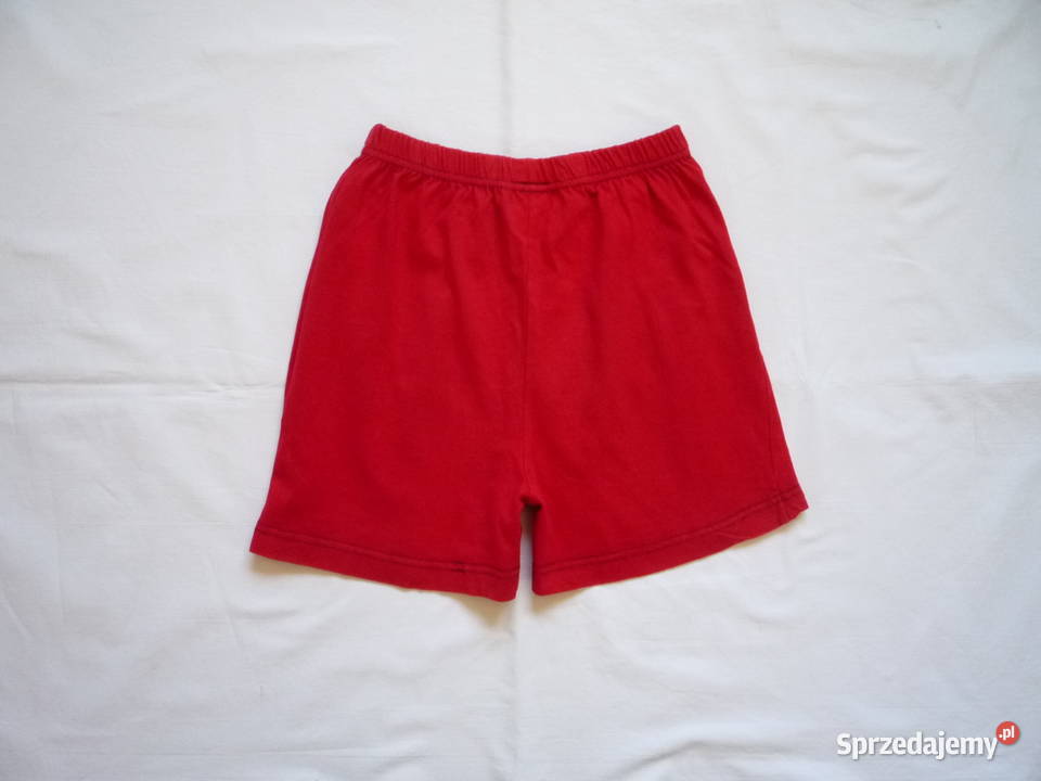 Kids 128 Czerwone krótkie spodenki szorty Szczecin sprzedam