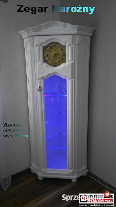 Zegar Stylowy Dąb Rustikalny Zegar Stojący 50 kujawsko-pomorskie Włocławek