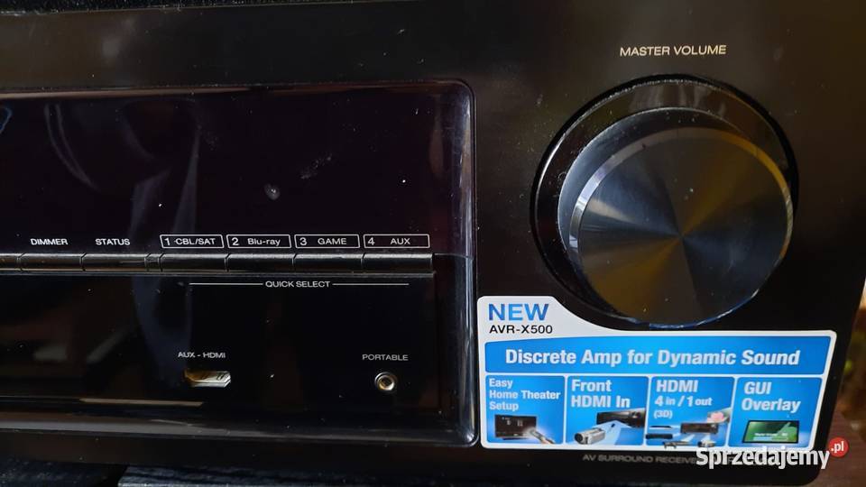 Kino domowe Denon AVR X500 głośniki Eltax Żodyń