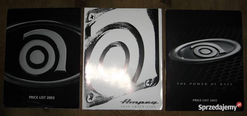Ampeg two Catalogs Lists 2002 2003 2006 Kultura i Rozrywka pomorskie
